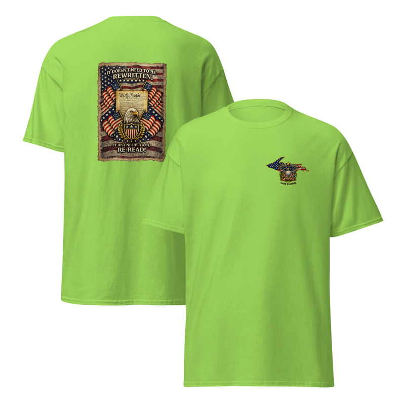 Constitution 250 Unisex classic tee – XL, Lime