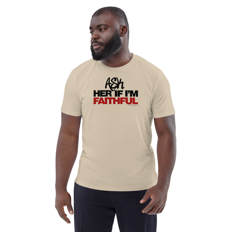 Faithful - Men's Organic Cotton T-shirt – XL, Desert Dust