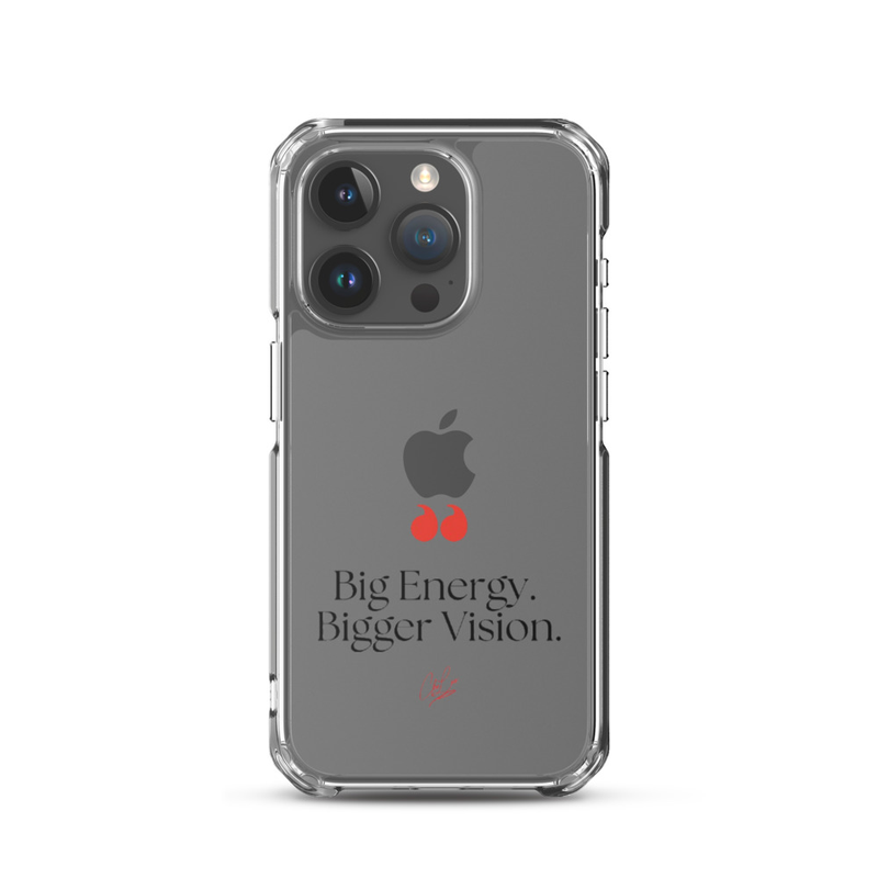 Big Energy. Bigger Vision. Clear Case for iPhone® – iPhone 15 Pro