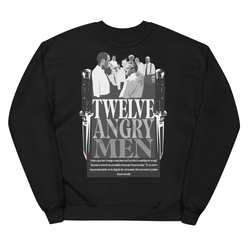 12 Angry Men Unisex fleece sweatshirt