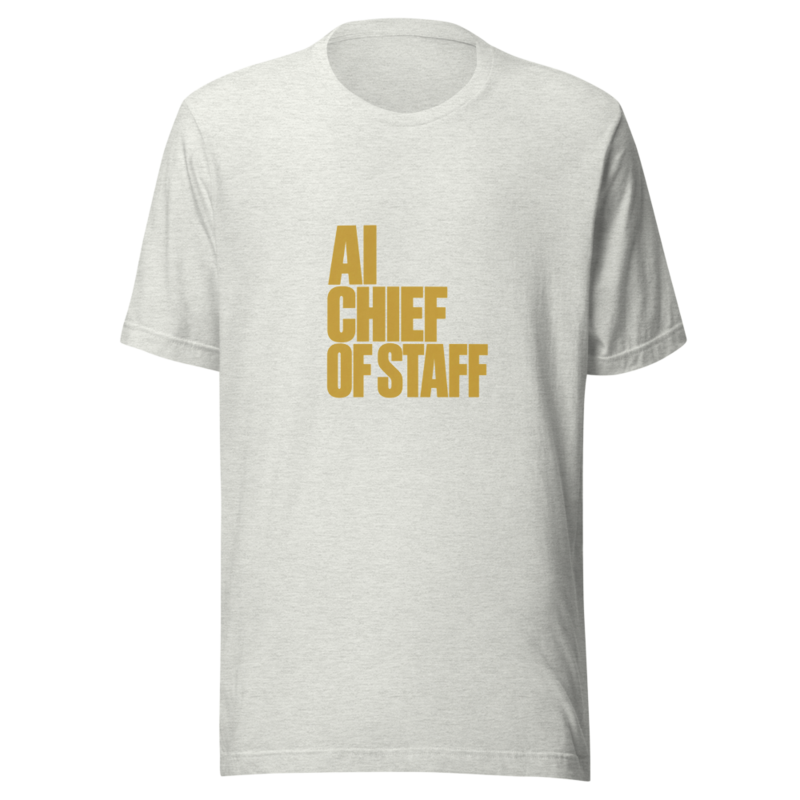 AI Chief Of Staff Tee — Black, view 2