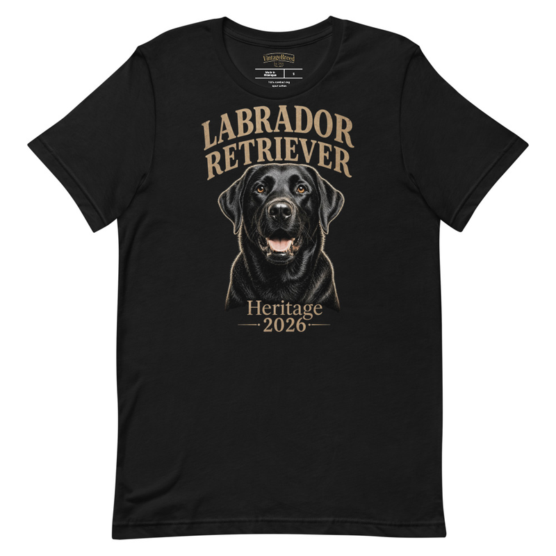 Heritage 2026 Labrador Retriever Vintage T-Shirt vintage heritage dog shirt
