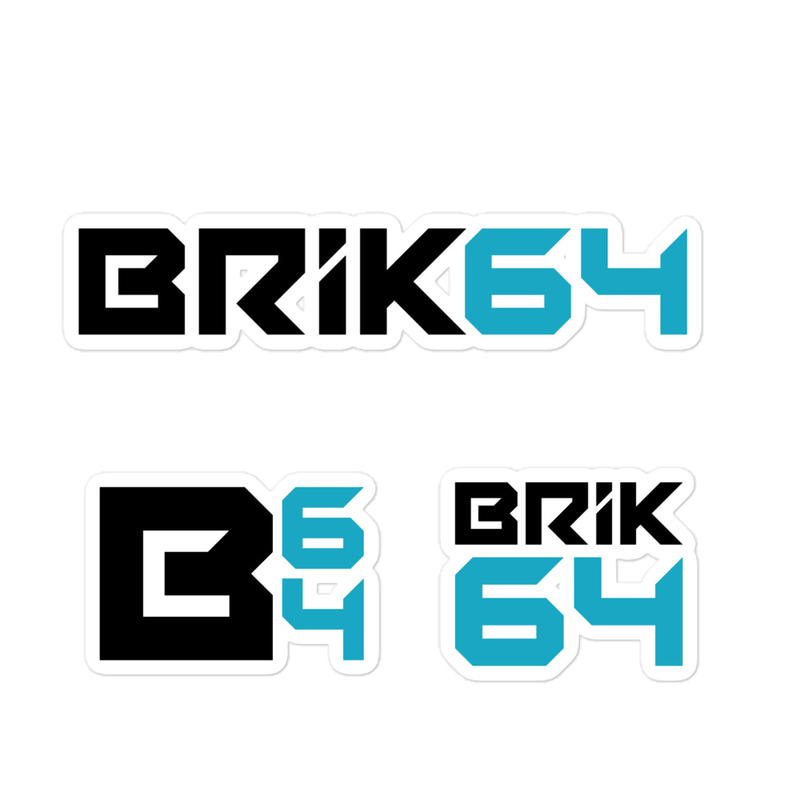 BRIK64 Stickers