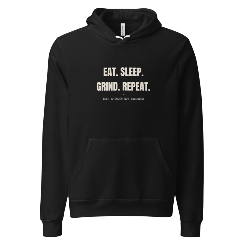 EAT. SLEEP. GRIND. REPEAT. Hoodie mockup