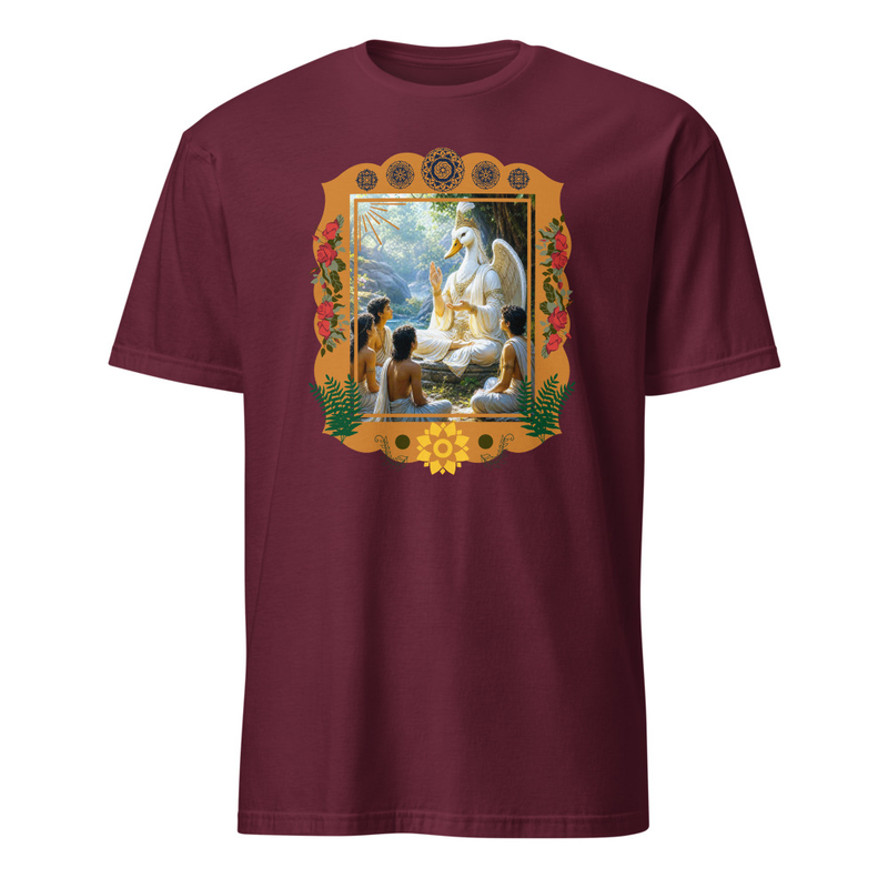 Hamsa Tee – S, Maroon
