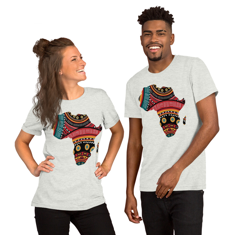 AFRIKA Unisex t-shirt – L, Ash