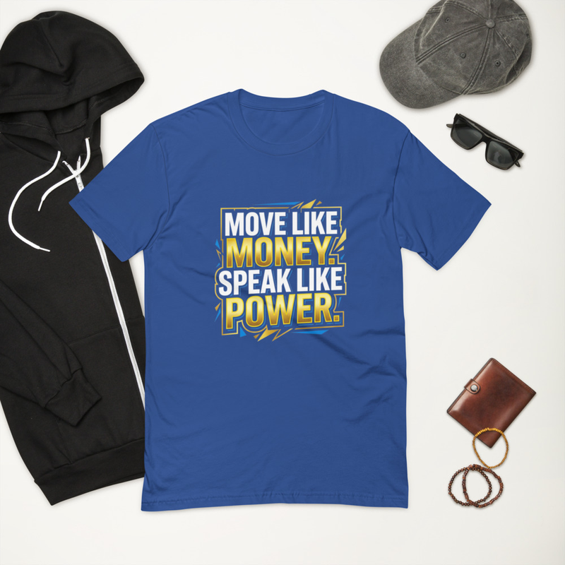 Move like money Speak like power β XL, Royal Blue