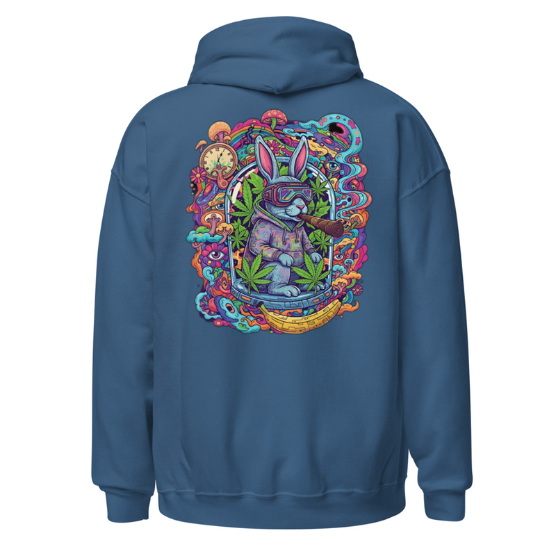  Crazy Rabbit Unisex Hoodie