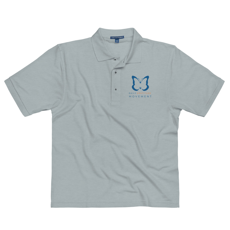 Men's DGM Premium Polo – S, Cool Heather