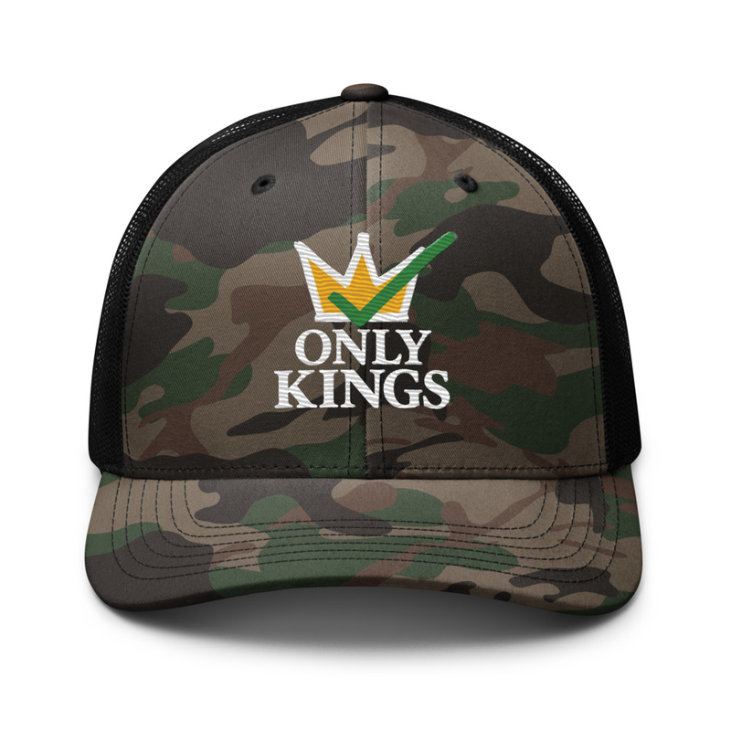 Camouflage trucker hat