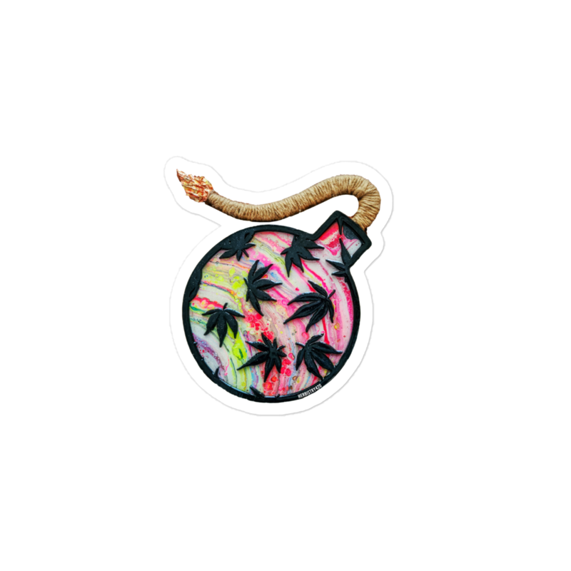 Red Bomb – Bubble-free stickers