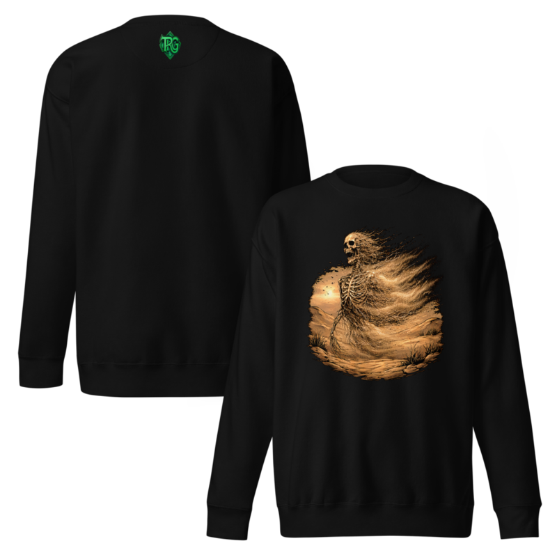 Went Like Tumbleweed Black Unisex Premium Sweatshirt