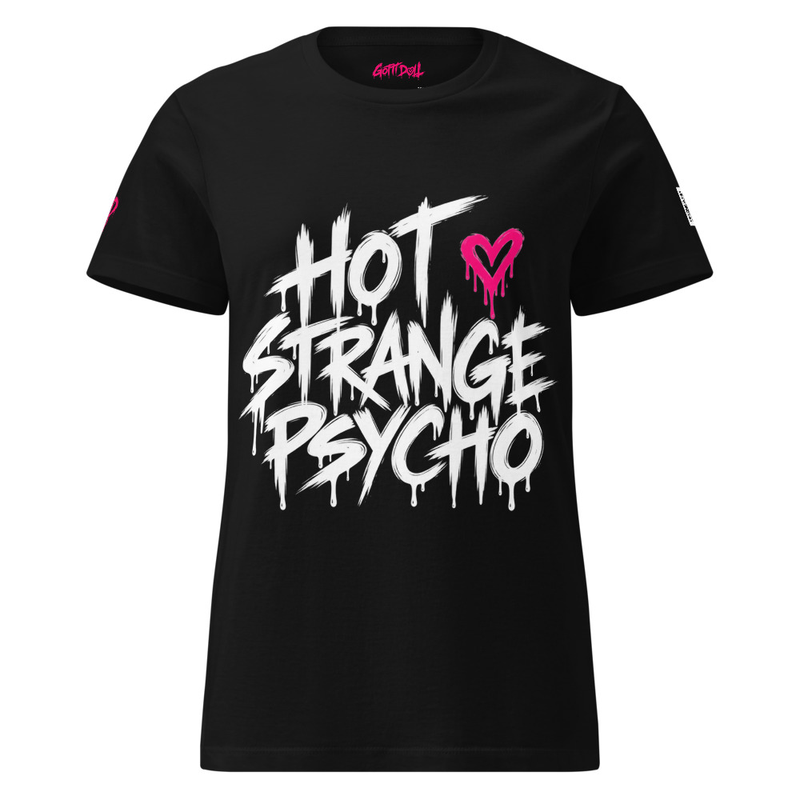 Women’s Black  Hot Strange Psycho t-shirt