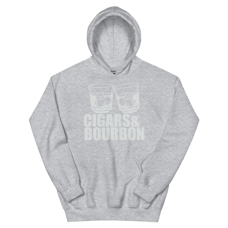 Cigars and Bourbon - Stogie and Whiskey Unisex Hoodie