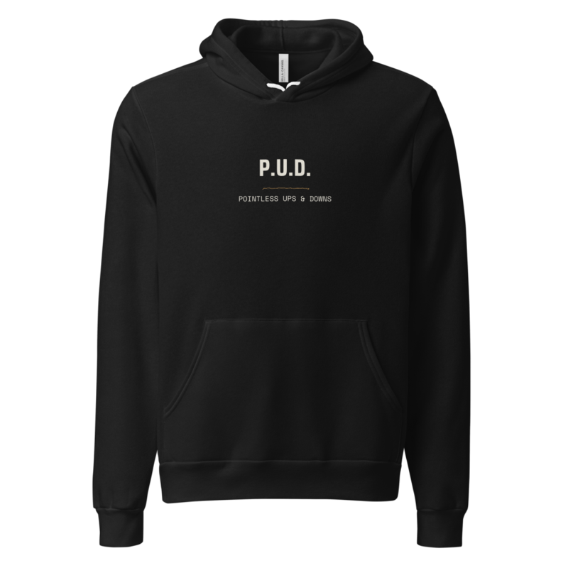 P.U.D. Hoodie mockup