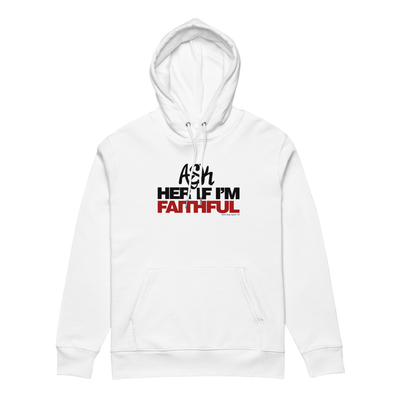 Faithful - Men's Essential Eco Hoodie – S, White