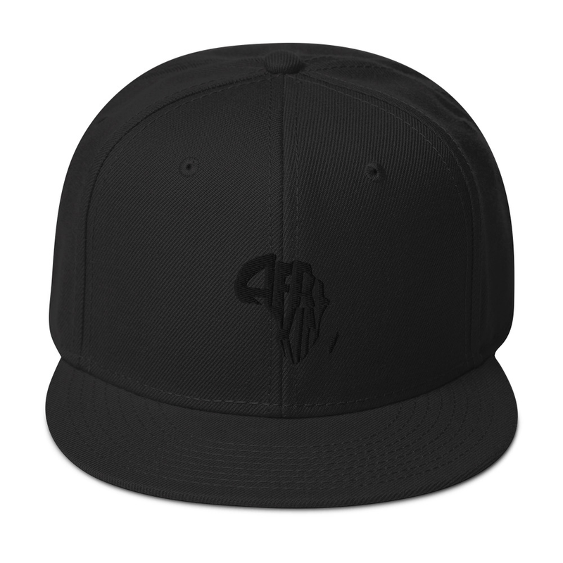 AfriKin Black Snapback Hat