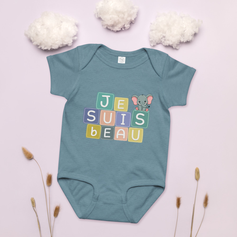 Je Suis Beau Baby Onesie