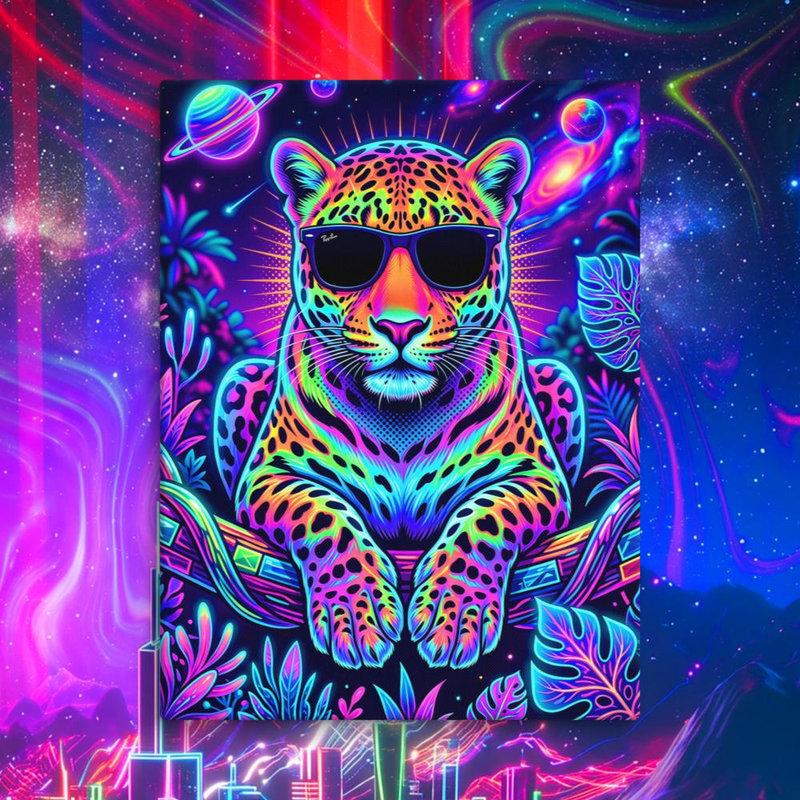 Leopard Canvas - Leopard Canvas / 24″×32″