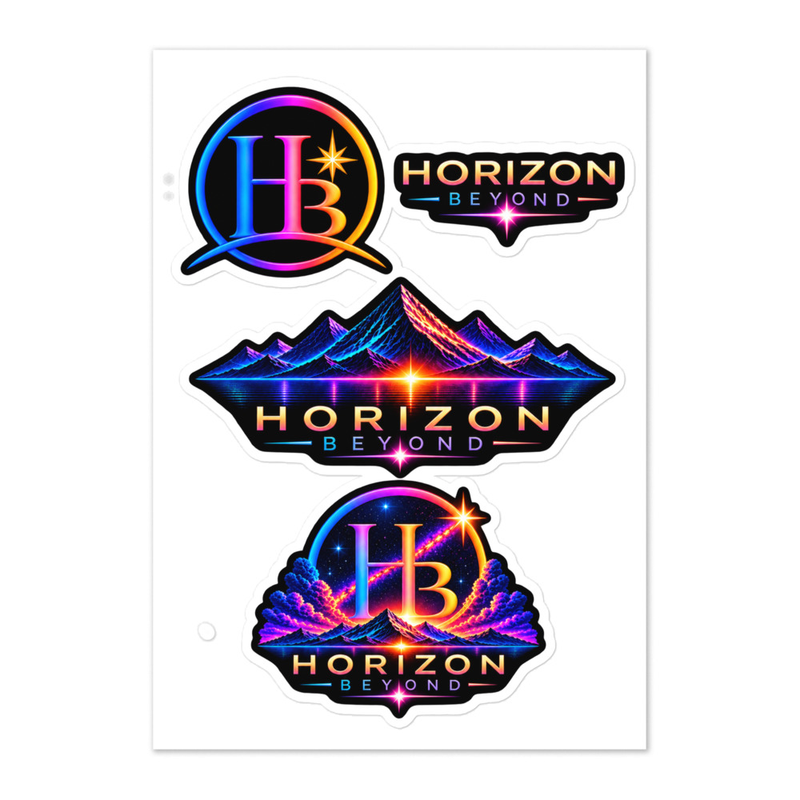 Horizon Beyond Logo Sticker Sheet