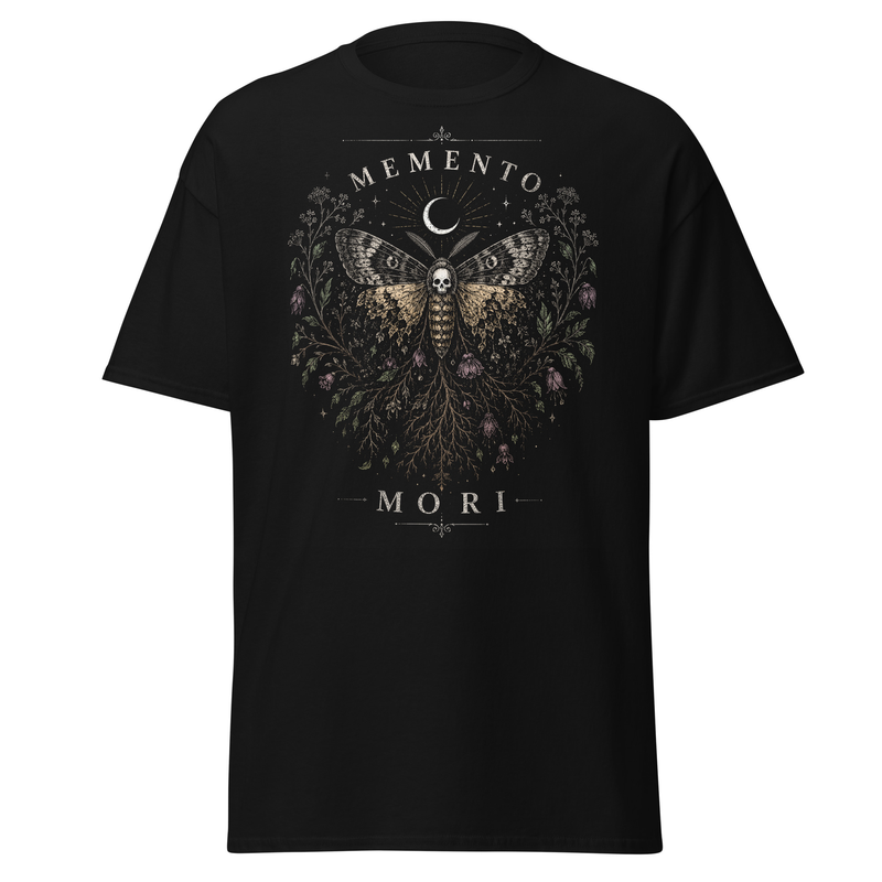 Memento Mori Gothic Death’s-Head Moth T-Shirt