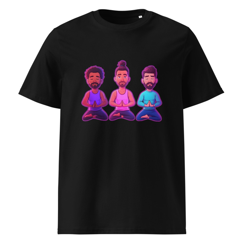 Men neon yoga-Unisex organic cotton t-shirt