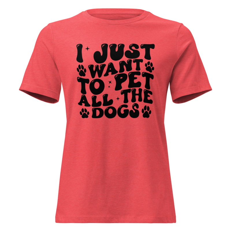 Women's Pet Dog Relaxed T-Shirt