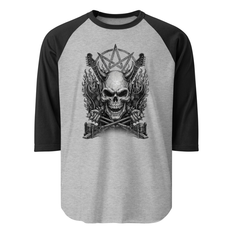 3/4 sleeve raglan shirt MHOF