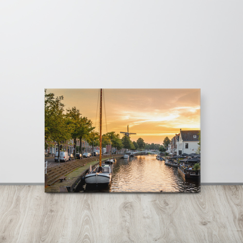 Skutsje in Dokkum - Canvas — Skûtsje Ebenhaëzer Dokkum (foto 2)