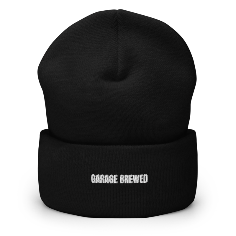GARAGE BREWED Beanie mockup