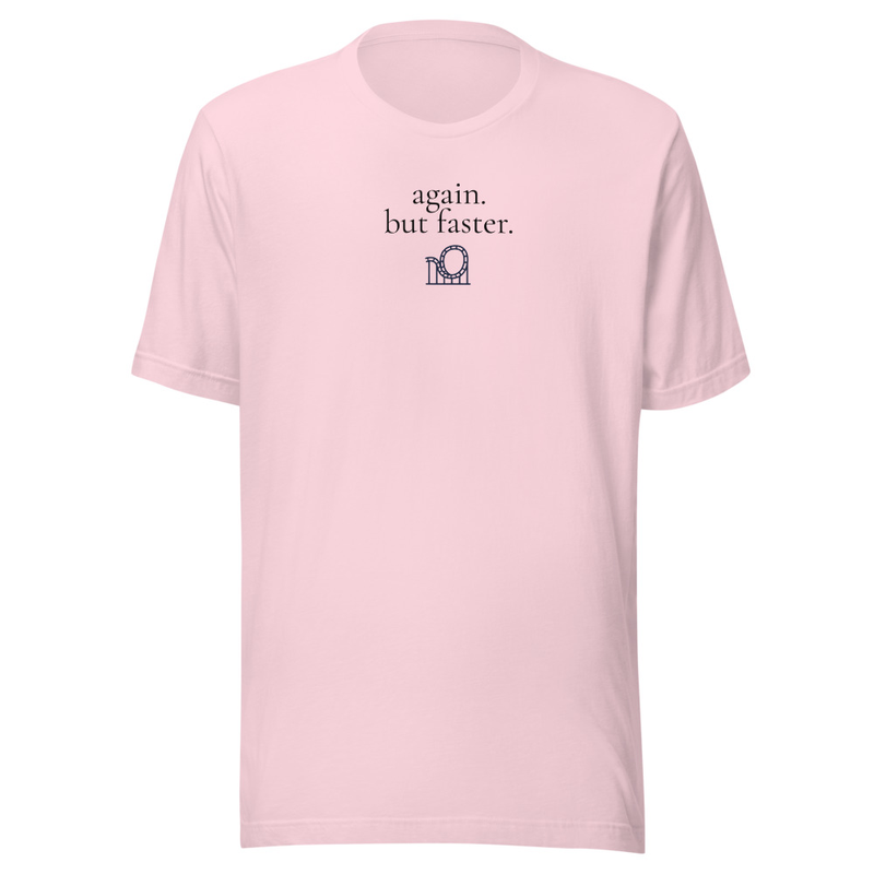 Again Tee – S, Soft Pink