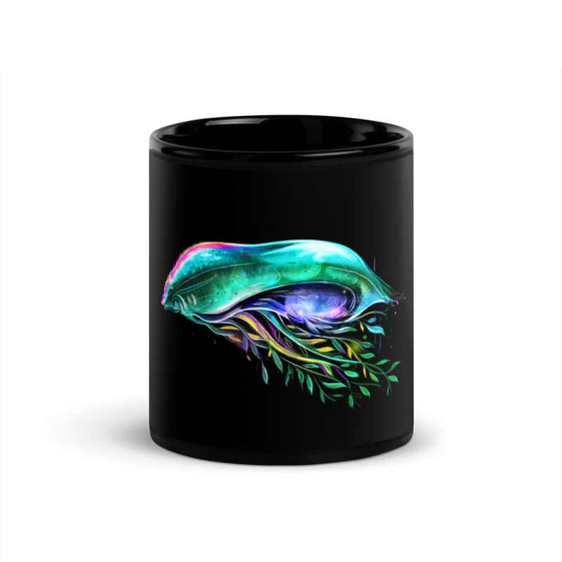 Space Jelly - Black Glossy Mug