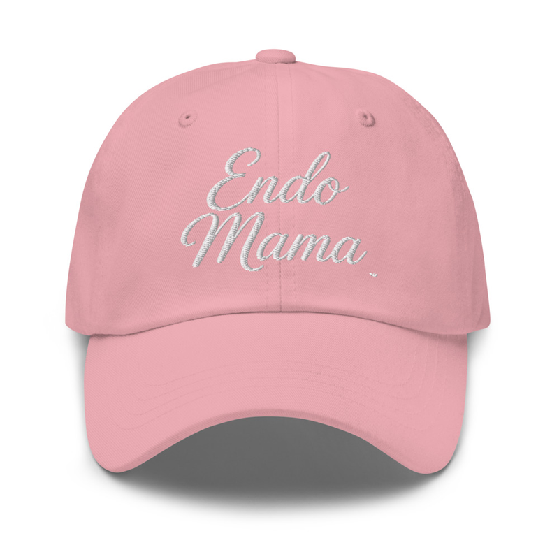 Endo Mama Embroidered Pink Dad Hat
