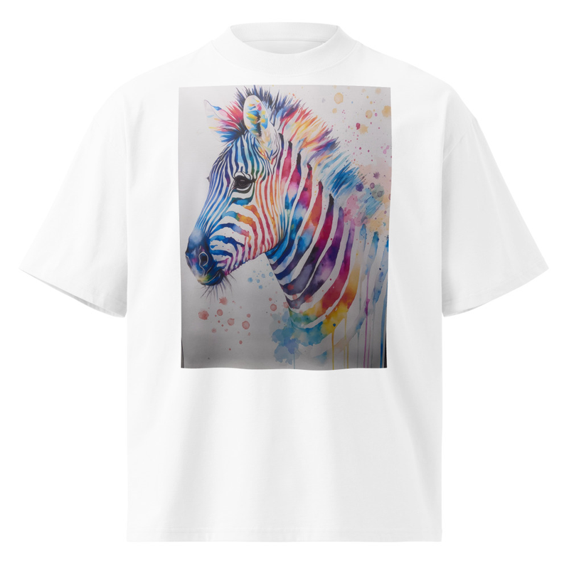 Zebra T-shirt in White