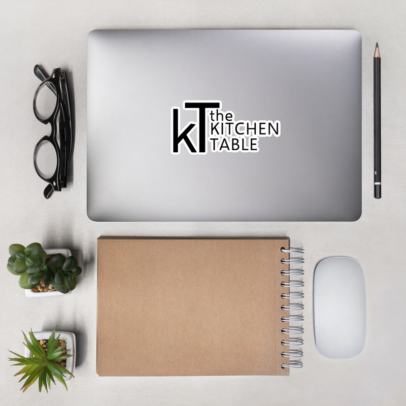 Kitchen Table Bubble-free stickers – 5.5″×5.5″, White