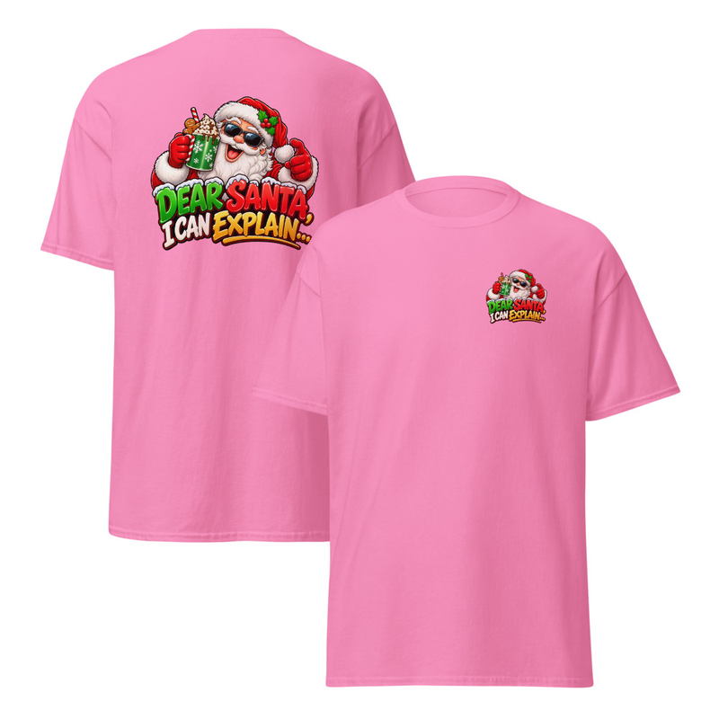 Dear Santa I can Explain Unisex classic tee
