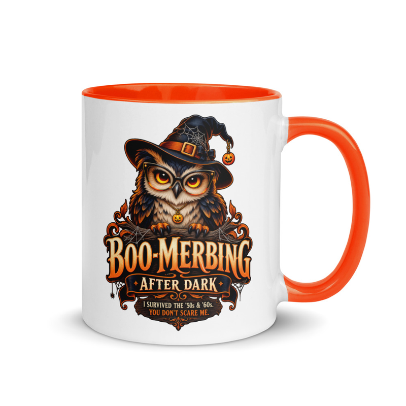“Spooky Owl” Mug — BOOMERBING AFTER DARK™