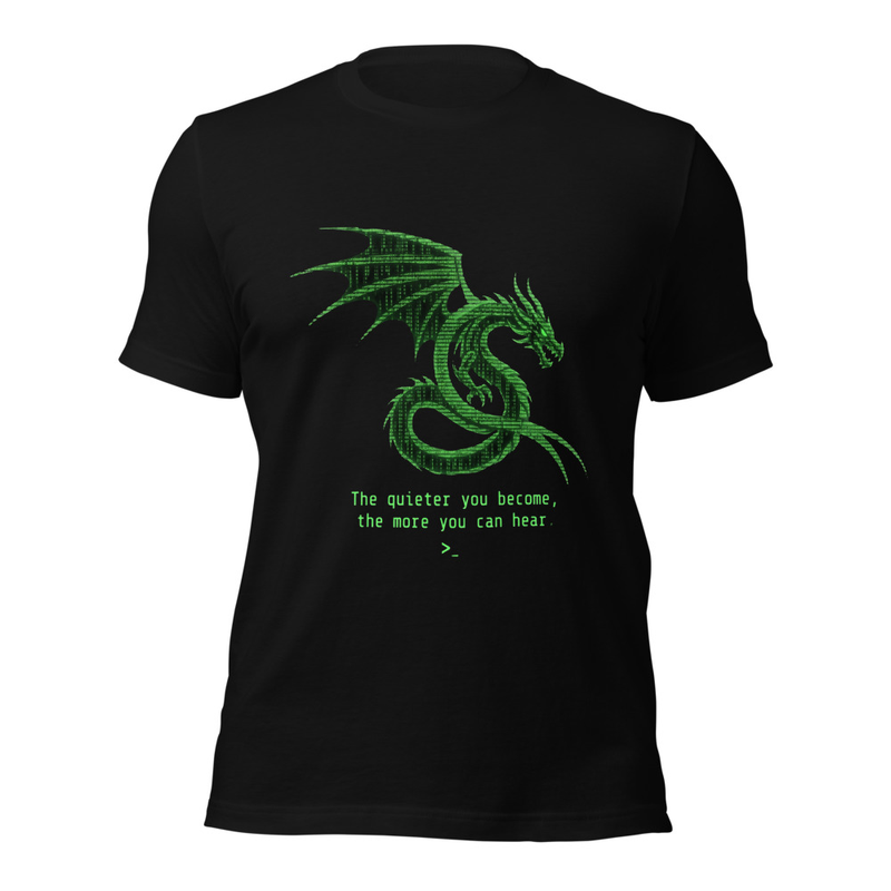 The Quiet Terminal: Cybersecurity Dragon Tee