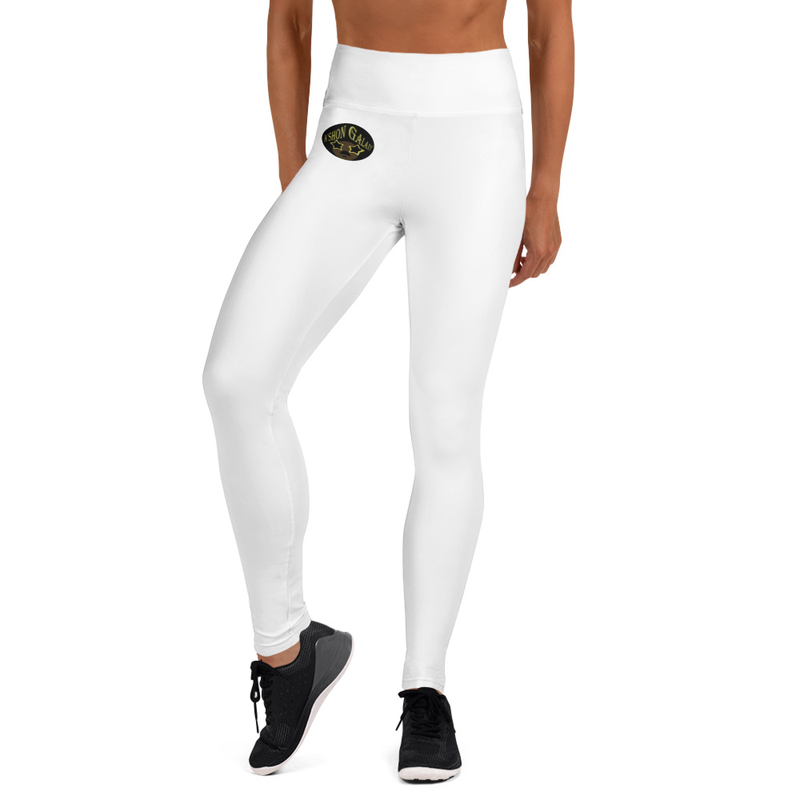A'shon Galaxy Logo Yoga Leggings