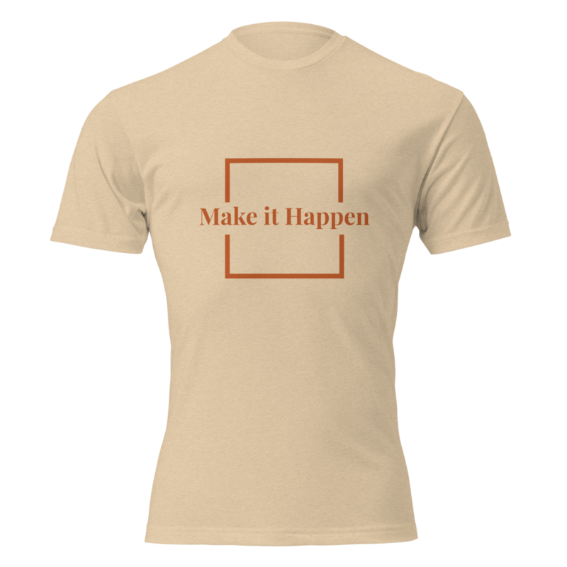 Unisex Fitted T-Shirt - Next Level 6210 – XL, Heather Tan