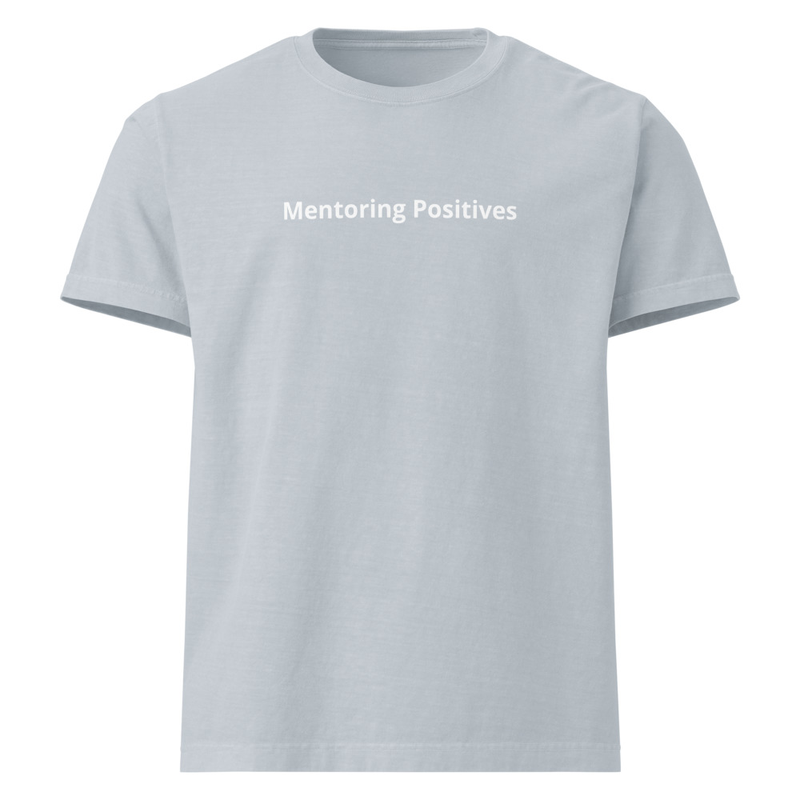 Unisex Positive Affirmations Tee – XL, Light Washed Denim