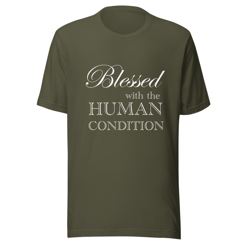 Blessed Unisex T-Shirt White Letters