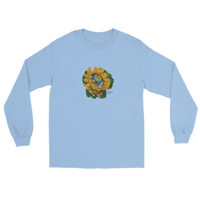 Homage - Unisex Long Sleeve Shirt – XL, Light Blue