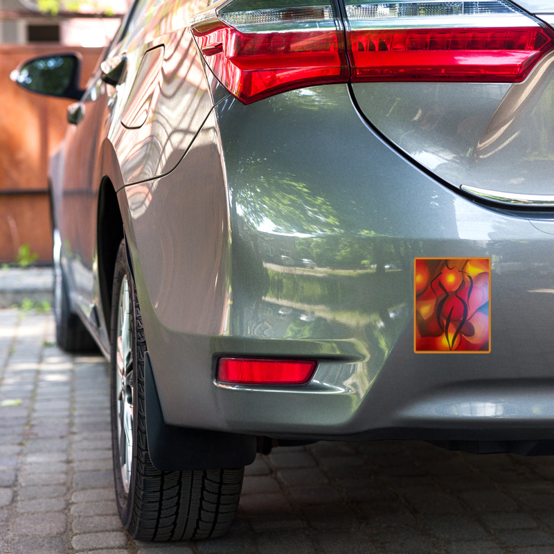 Girl on Fire on a Sticker