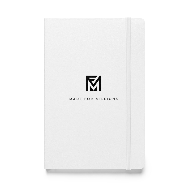 Million Dollar Mindset Journal ( White ) – 5.5″×8.5″, White