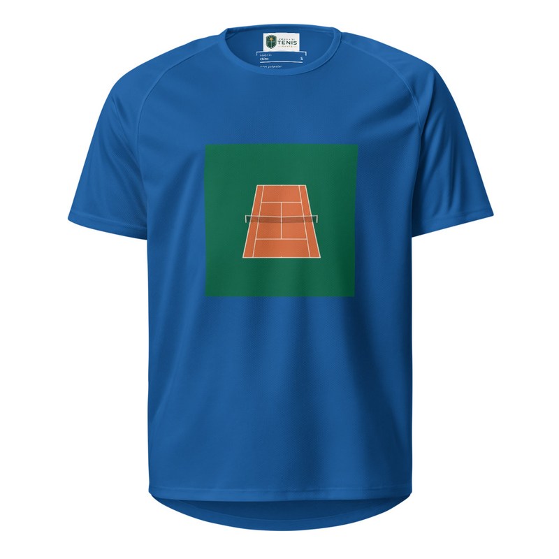 Playera Minimal Court | Escuela de Tenis Mante – XL, Royal Blue