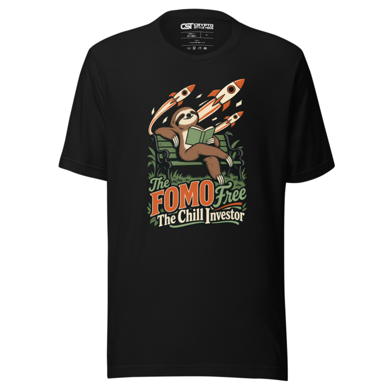 The FOMO Free The Chill Investor T Shirt