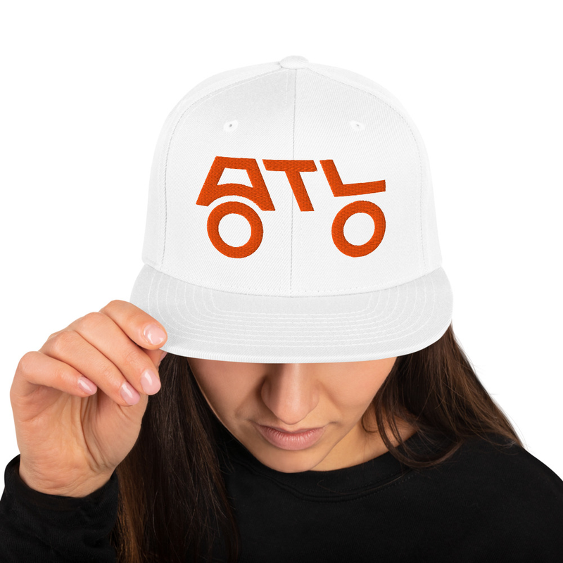 Snapback Hat - ORANGE LOGO – Image 10
