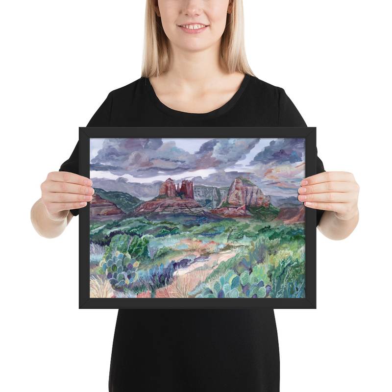 Framed Print – 12″×16″, Black