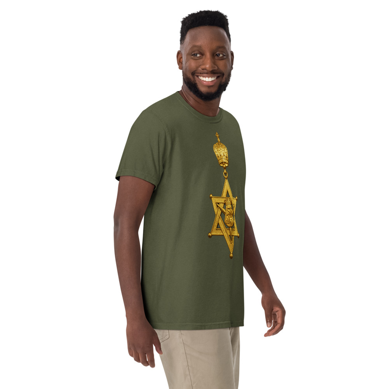 Unisex Order of the Queen of Sheba garment-dyed heavyweight t-shirt – 2XL, Hemp